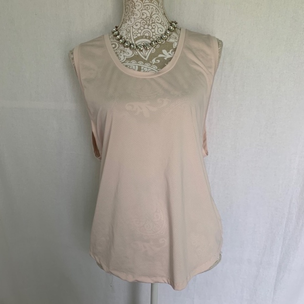 Fabletics // Pink Sleeveless Muscle Tank Top Small z26